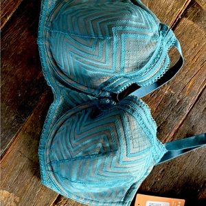 Grafic mesh demi bra